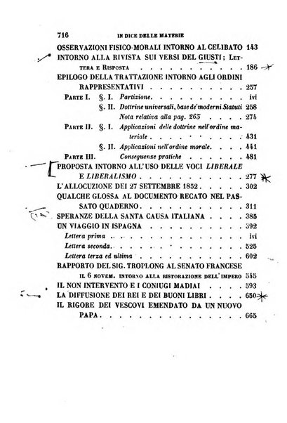 La civiltà cattolica pubblicazione periodica per tutta l'Italia