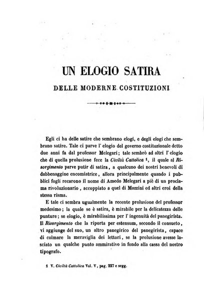 La civiltà cattolica pubblicazione periodica per tutta l'Italia