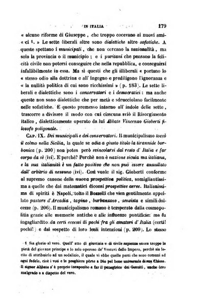 La civiltà cattolica pubblicazione periodica per tutta l'Italia