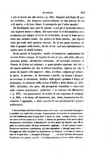 La civiltà cattolica pubblicazione periodica per tutta l'Italia