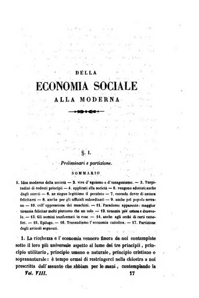 La civiltà cattolica pubblicazione periodica per tutta l'Italia