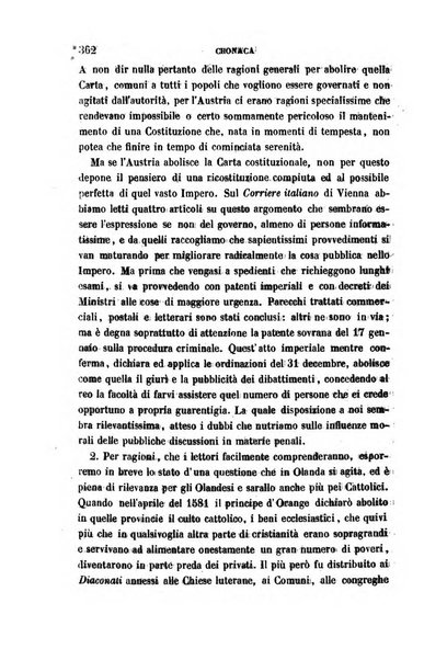 La civiltà cattolica pubblicazione periodica per tutta l'Italia