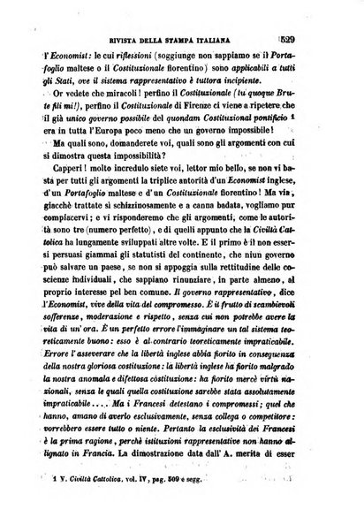 La civiltà cattolica pubblicazione periodica per tutta l'Italia