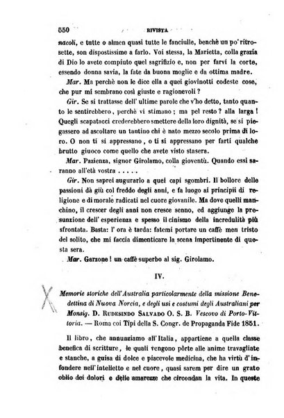 La civiltà cattolica pubblicazione periodica per tutta l'Italia