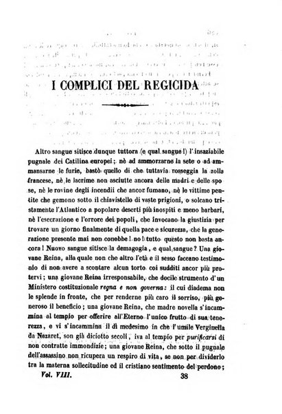 La civiltà cattolica pubblicazione periodica per tutta l'Italia