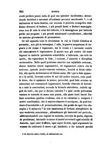 La civiltà cattolica pubblicazione periodica per tutta l'Italia