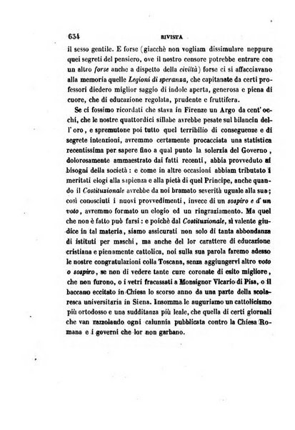 La civiltà cattolica pubblicazione periodica per tutta l'Italia