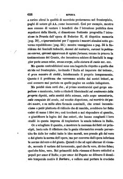 La civiltà cattolica pubblicazione periodica per tutta l'Italia