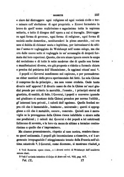 La civiltà cattolica pubblicazione periodica per tutta l'Italia