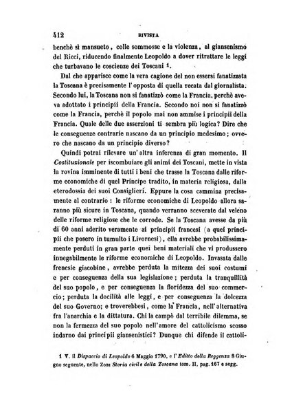 La civiltà cattolica pubblicazione periodica per tutta l'Italia