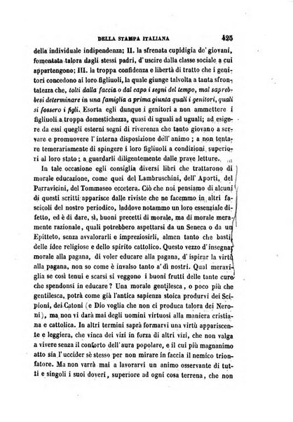 La civiltà cattolica pubblicazione periodica per tutta l'Italia