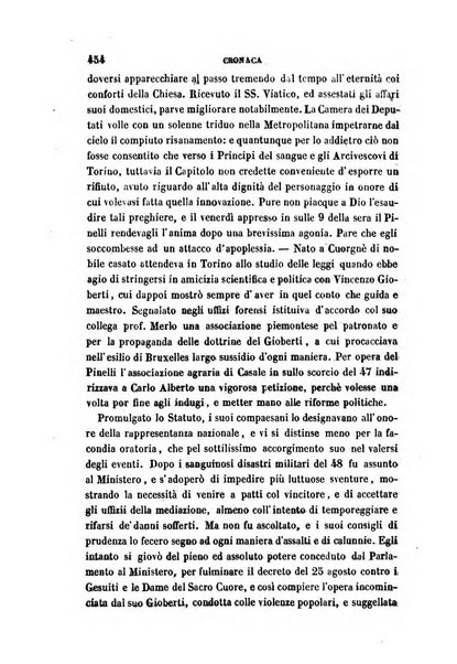 La civiltà cattolica pubblicazione periodica per tutta l'Italia