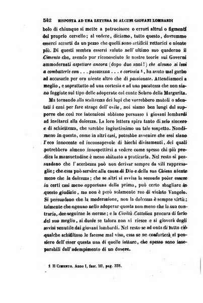 La civiltà cattolica pubblicazione periodica per tutta l'Italia