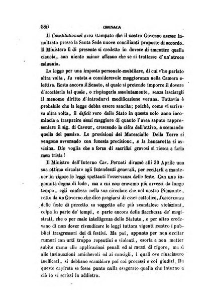 La civiltà cattolica pubblicazione periodica per tutta l'Italia