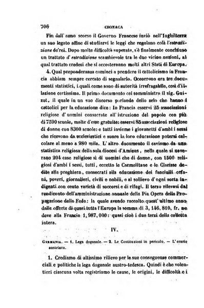 La civiltà cattolica pubblicazione periodica per tutta l'Italia