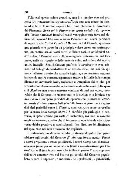 La civiltà cattolica pubblicazione periodica per tutta l'Italia