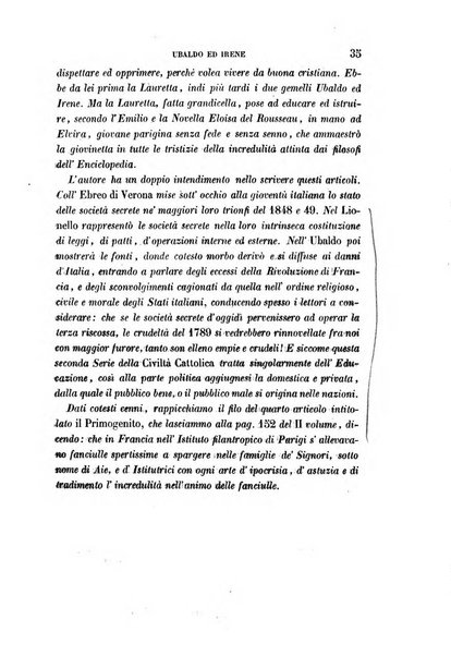 La civiltà cattolica pubblicazione periodica per tutta l'Italia