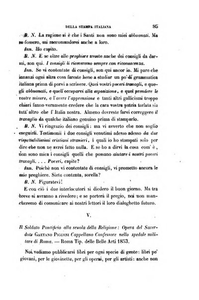 La civiltà cattolica pubblicazione periodica per tutta l'Italia