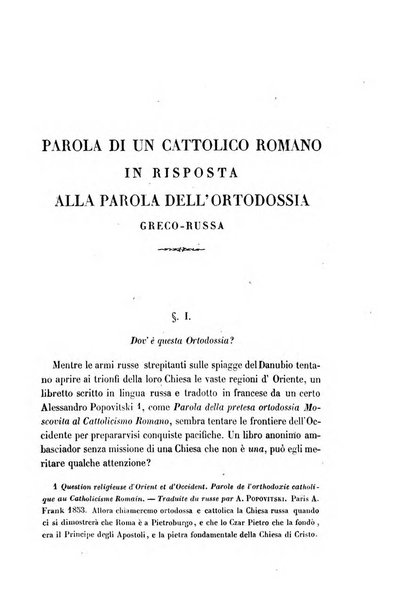 La civiltà cattolica pubblicazione periodica per tutta l'Italia