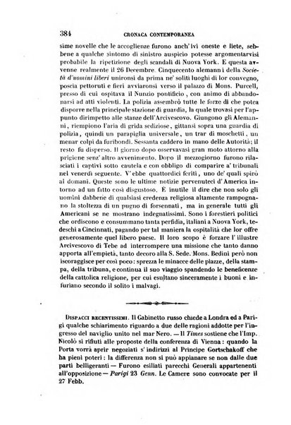 La civiltà cattolica pubblicazione periodica per tutta l'Italia