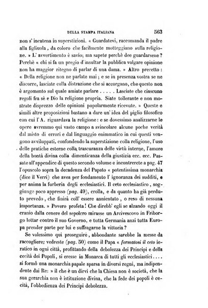 La civiltà cattolica pubblicazione periodica per tutta l'Italia