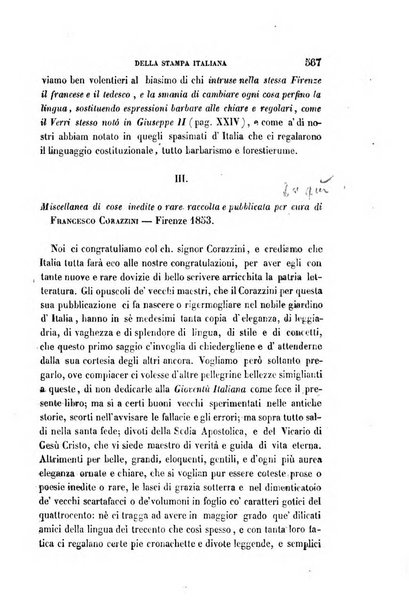 La civiltà cattolica pubblicazione periodica per tutta l'Italia