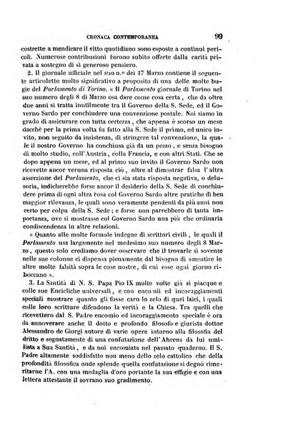 La civiltà cattolica pubblicazione periodica per tutta l'Italia