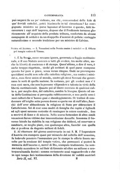 La civiltà cattolica pubblicazione periodica per tutta l'Italia