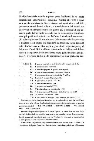 La civiltà cattolica pubblicazione periodica per tutta l'Italia