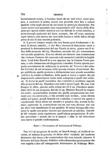 La civiltà cattolica pubblicazione periodica per tutta l'Italia