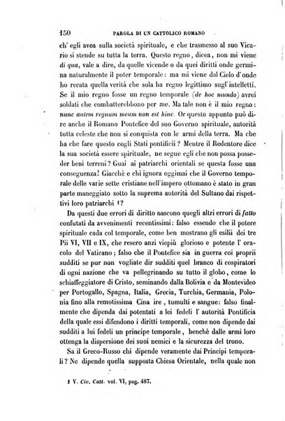 La civiltà cattolica pubblicazione periodica per tutta l'Italia