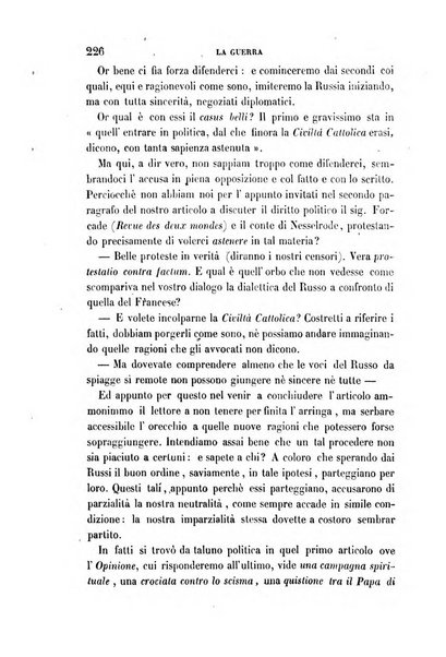 La civiltà cattolica pubblicazione periodica per tutta l'Italia