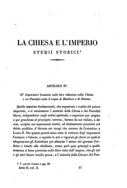 La civiltà cattolica pubblicazione periodica per tutta l'Italia