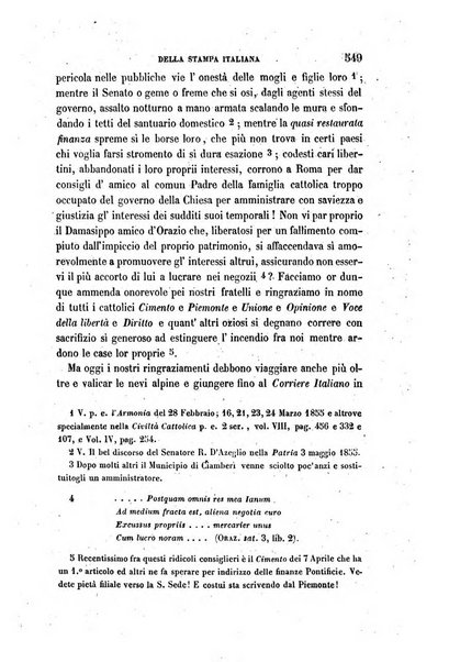 La civiltà cattolica pubblicazione periodica per tutta l'Italia