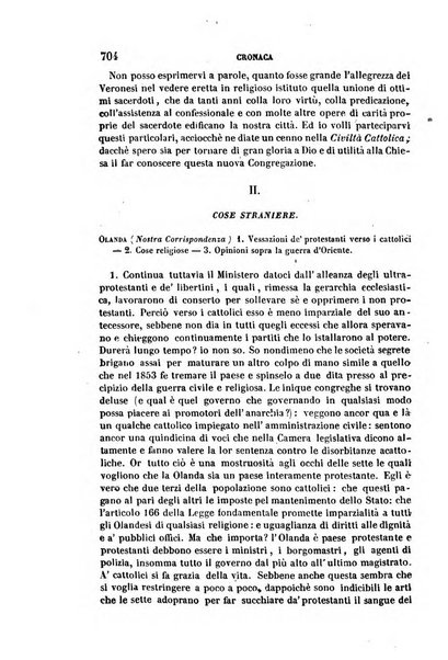 La civiltà cattolica pubblicazione periodica per tutta l'Italia