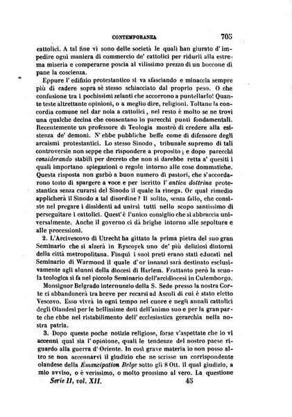 La civiltà cattolica pubblicazione periodica per tutta l'Italia