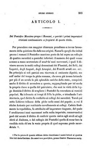 La civiltà cattolica pubblicazione periodica per tutta l'Italia