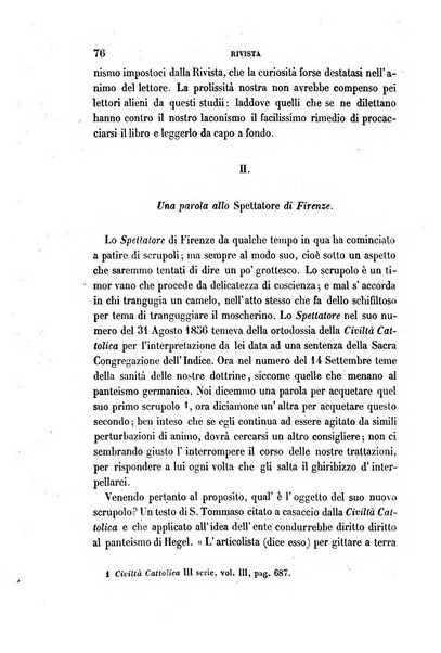 La civiltà cattolica pubblicazione periodica per tutta l'Italia