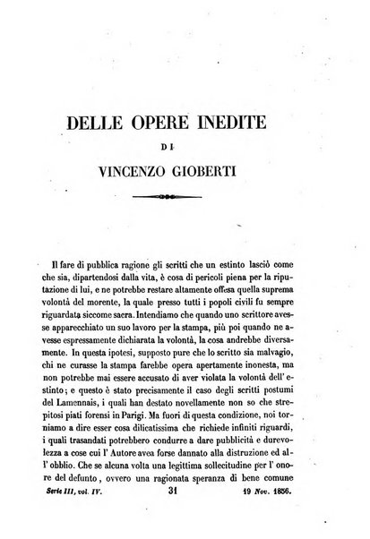 La civiltà cattolica pubblicazione periodica per tutta l'Italia