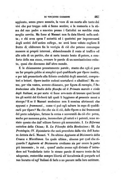 La civiltà cattolica pubblicazione periodica per tutta l'Italia