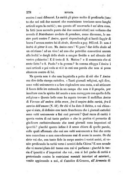 La civiltà cattolica pubblicazione periodica per tutta l'Italia