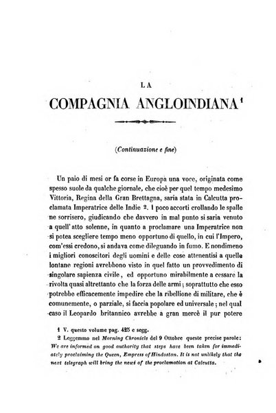 La civiltà cattolica pubblicazione periodica per tutta l'Italia