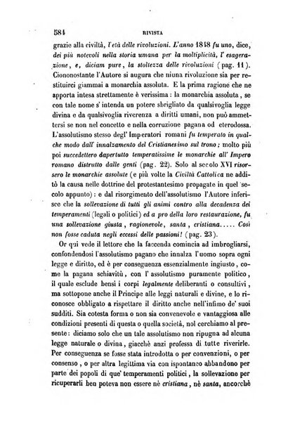 La civiltà cattolica pubblicazione periodica per tutta l'Italia