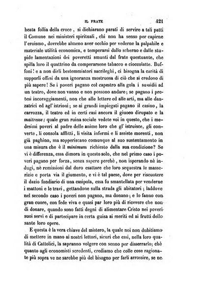 La civiltà cattolica pubblicazione periodica per tutta l'Italia