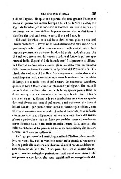 La civiltà cattolica pubblicazione periodica per tutta l'Italia