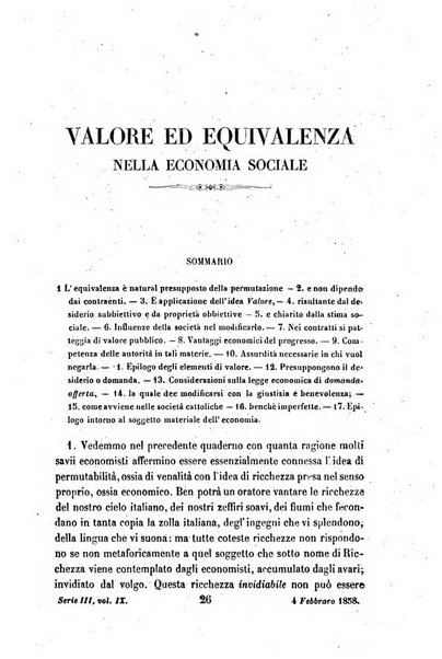 La civiltà cattolica pubblicazione periodica per tutta l'Italia