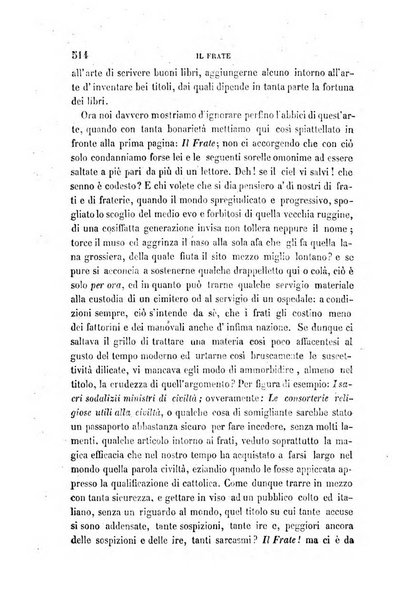 La civiltà cattolica pubblicazione periodica per tutta l'Italia