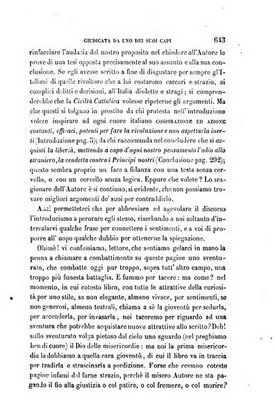 La civiltà cattolica pubblicazione periodica per tutta l'Italia