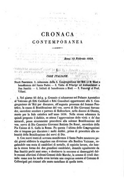 La civiltà cattolica pubblicazione periodica per tutta l'Italia