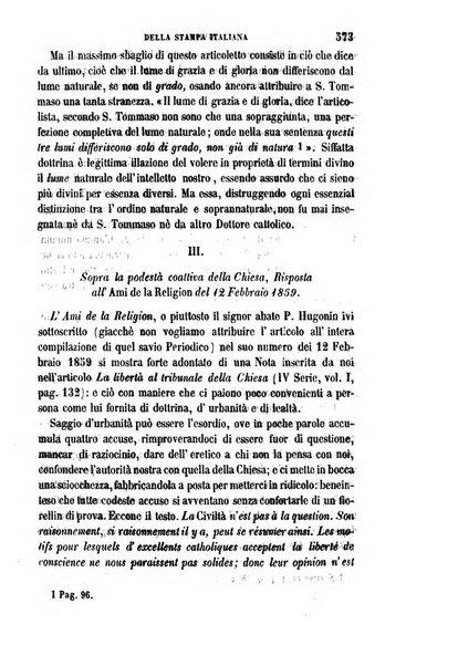 La civiltà cattolica pubblicazione periodica per tutta l'Italia